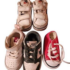 Nike Kids Shoes - Red, White, and Black Collection